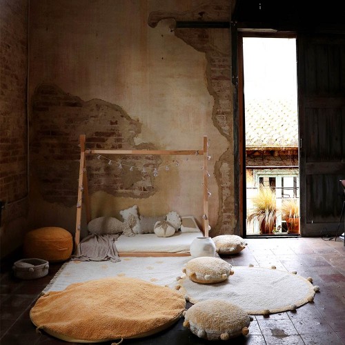 Tappeto lavabile Bubbly miele naturale Lorena Canals