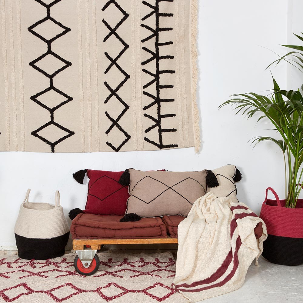 Washable rug bereber Canvas M Lorena Canals