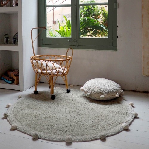 Washable rug Bubbly olive Lorena Canals