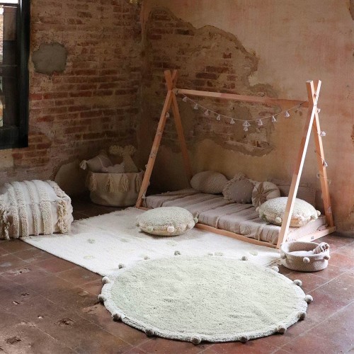 Alfombra lavable Bubbly olive Lorena Canals