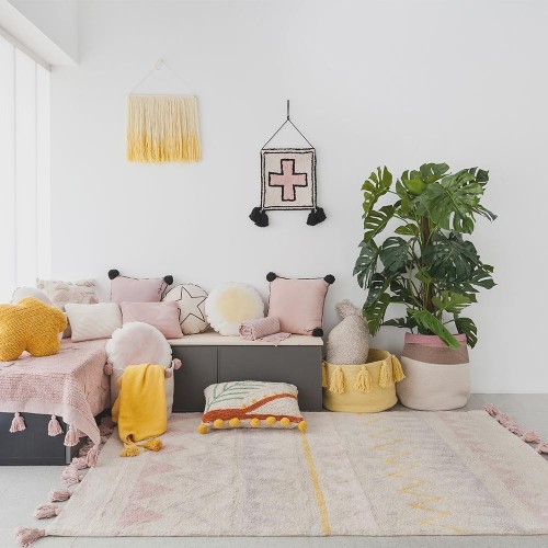 Tapis lavable Azteca Naturel Vintage nude L Lorena Canals