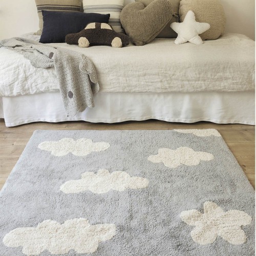 Tapis lavable Clouds gris Lorena Canals