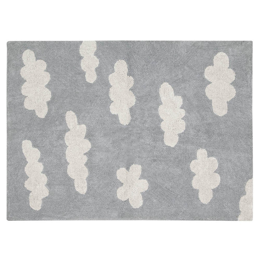 Washable Rug clouds grey Lorena Canals