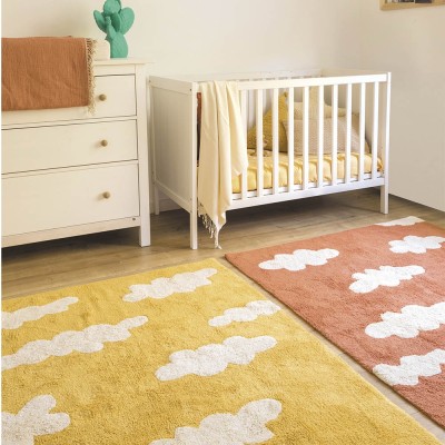 Tapis lavable Clouds moutarde Lorena Canals 2