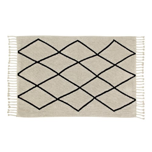 Wasbaar beige berber vloerkleed Lorena Canals