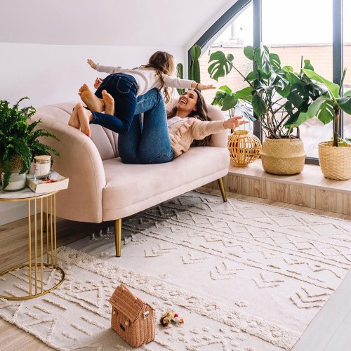 Alfombra lavable Tribu natural XL Lorena Canals