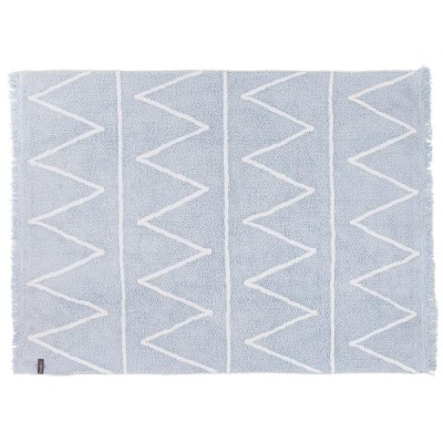 Washable rug Hippy soft blue Lorena Canals