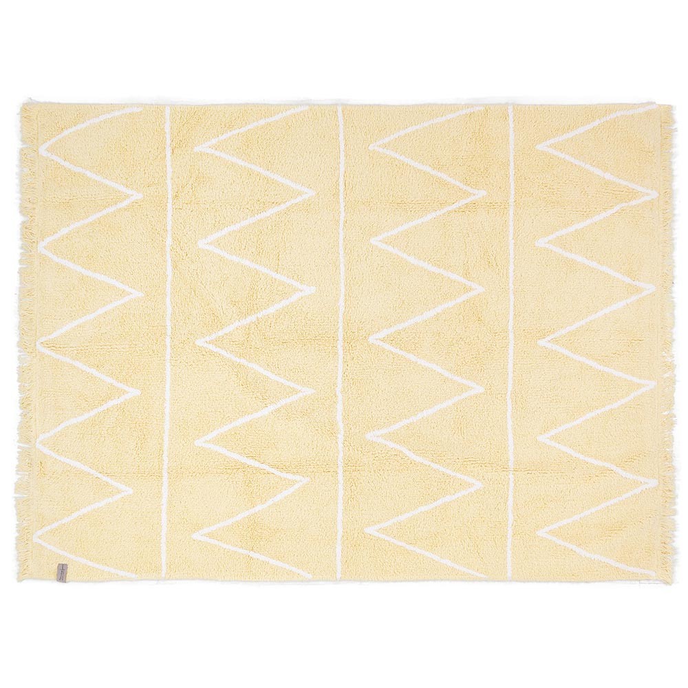 Washable rug Hippy yellow Lorena Canals