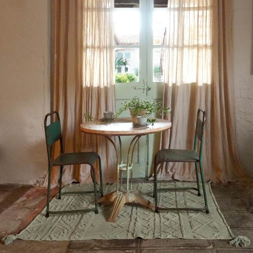 Washable rug Tribu olive XL Lorena Canals