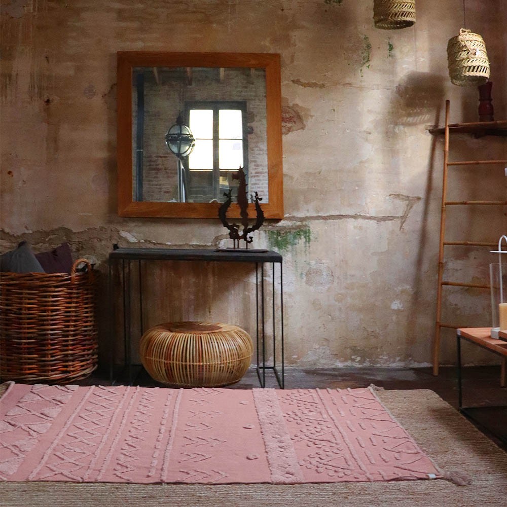 Lorena Canals Waschbarer Schmetterling-Teppich 90x120cm - Handgefertigt Aus Baumwolle