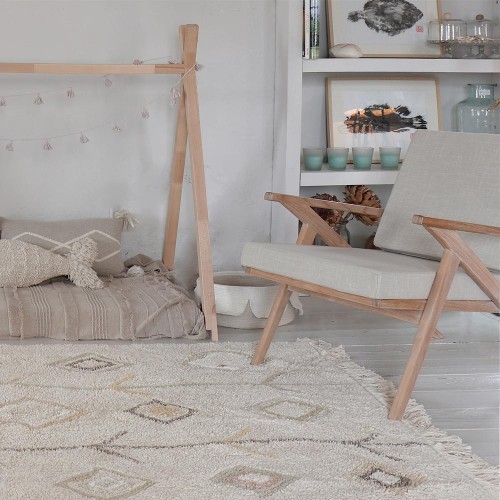 Alfombra lavable Kaarol earth Lorena Canals