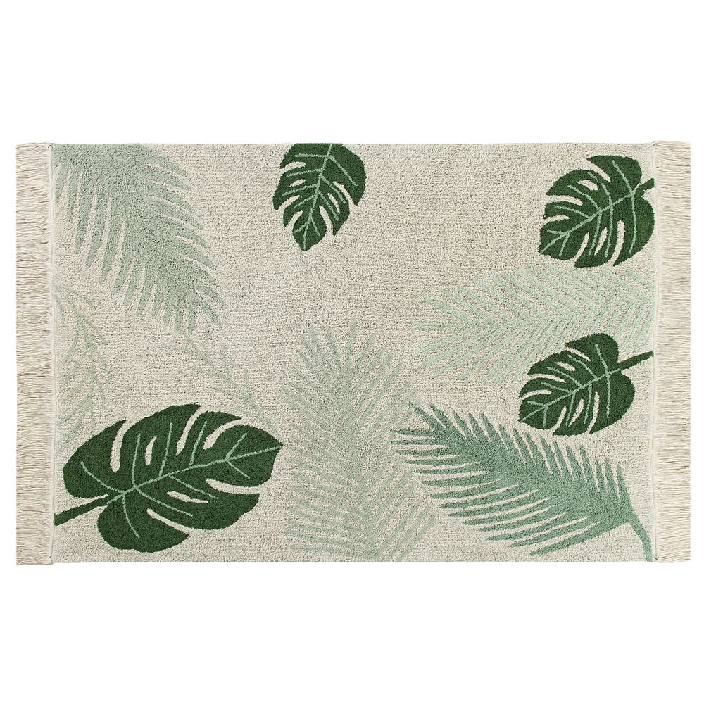 Washable Rug tropical green Lorena Canals