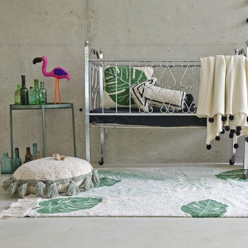 Washable Rug tropical green Lorena Canals