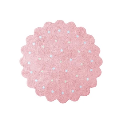 Tapis lavable Petit biscuit rose Lorena Canals 2