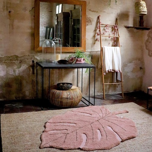 Tapis lavable Monstera vintage nude Lorena Canals