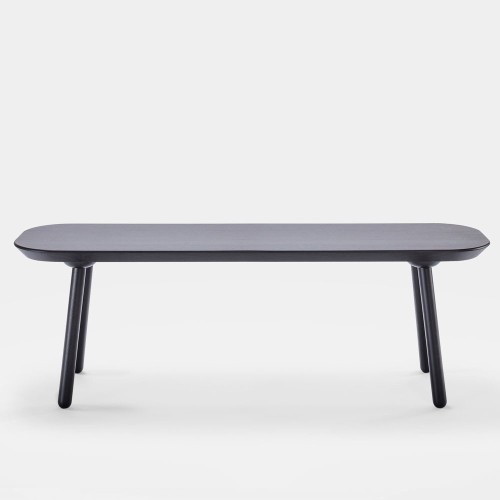 Banc Naïve noir 140cm Emko
