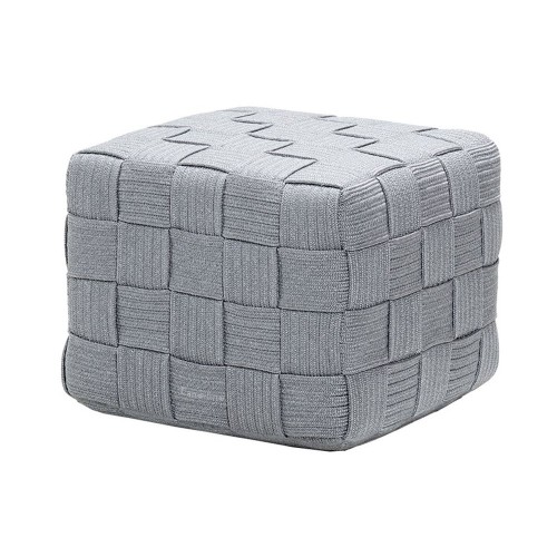 Repose-pieds cube gris clair Cane-line