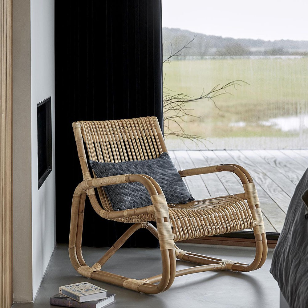 Chaise longue Curve naturel Caneline