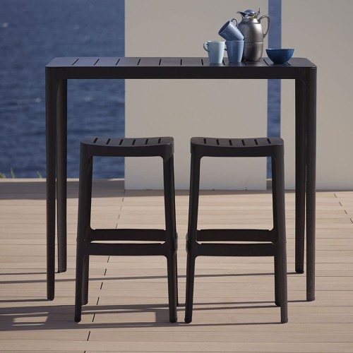 Mesa de bar Cut negro Cane-line