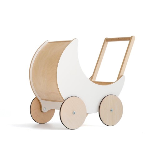 Pram for doll white