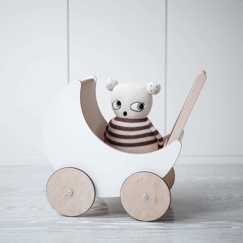 Kinderwagen voor witte pop Ooh Noo