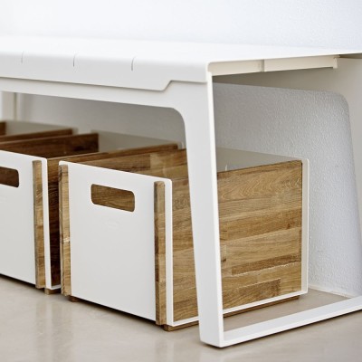 Boîte de rangement Box blanc Cane-line 2