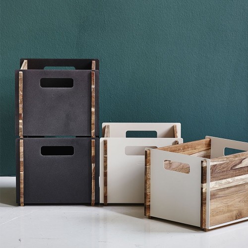 Box storage box grey