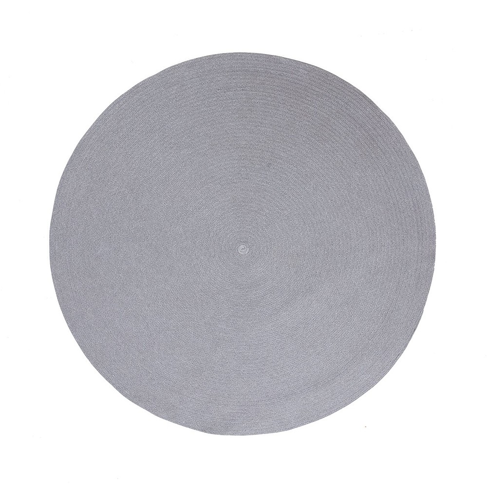 Circle light grey Rug Ø140 cm