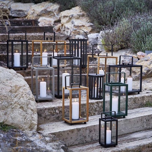 Lanterne teck & aluminium lighthouse L Cane-line