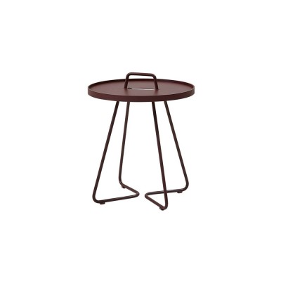 Table d'appoint mobile bordeaux S Cane-line 2