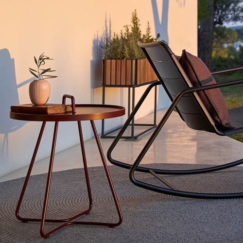 Table d'appoint mobile bordeaux S Cane-line
