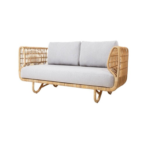 Nest cremefarbenes 2-Sitzer-Sofa Cane-line
