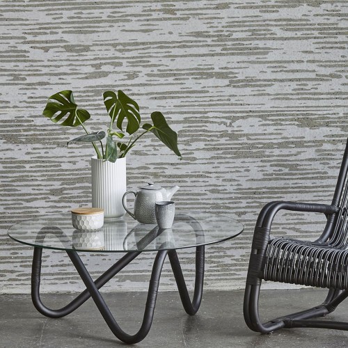 Wave coffee table black