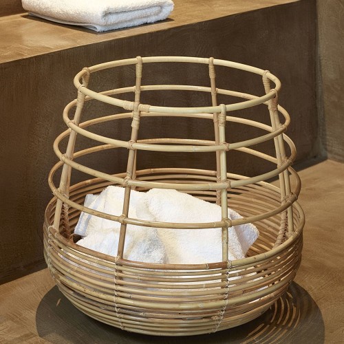 Sweep rattan Basket round Cane-line