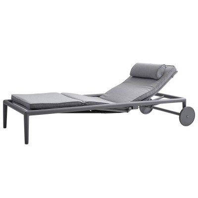 Sillón cónico gris claro Cane-line 2