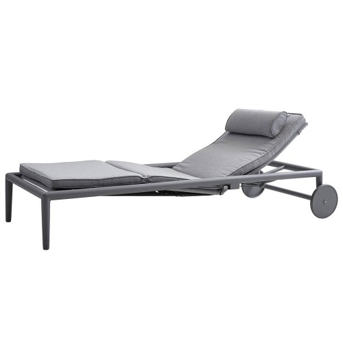 Conic loungestoel lichtgrijs Cane-line