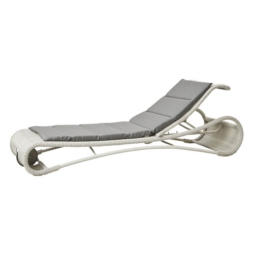 Chaise longue Escape blanc & gris Cane-line