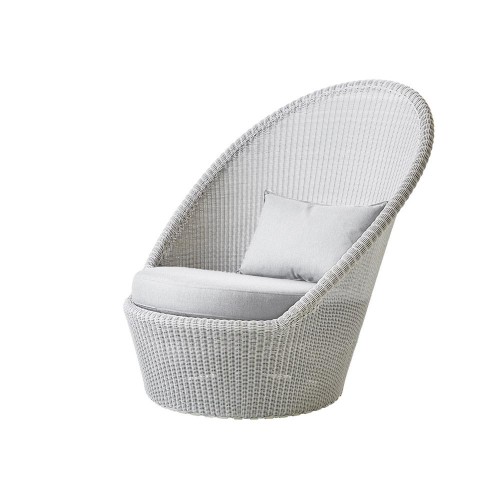 Kingston sunchair light grey Cane-line