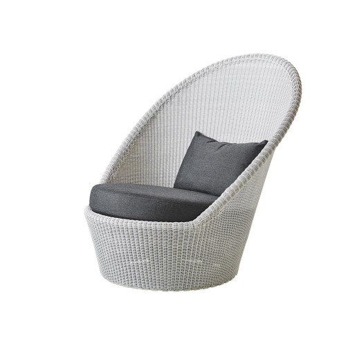 Kingston Loungesessel hellgrau Cane-line
