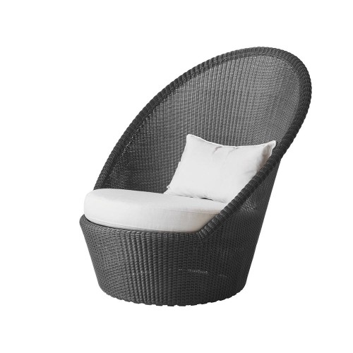 Sillón Kingston negro Cane-line