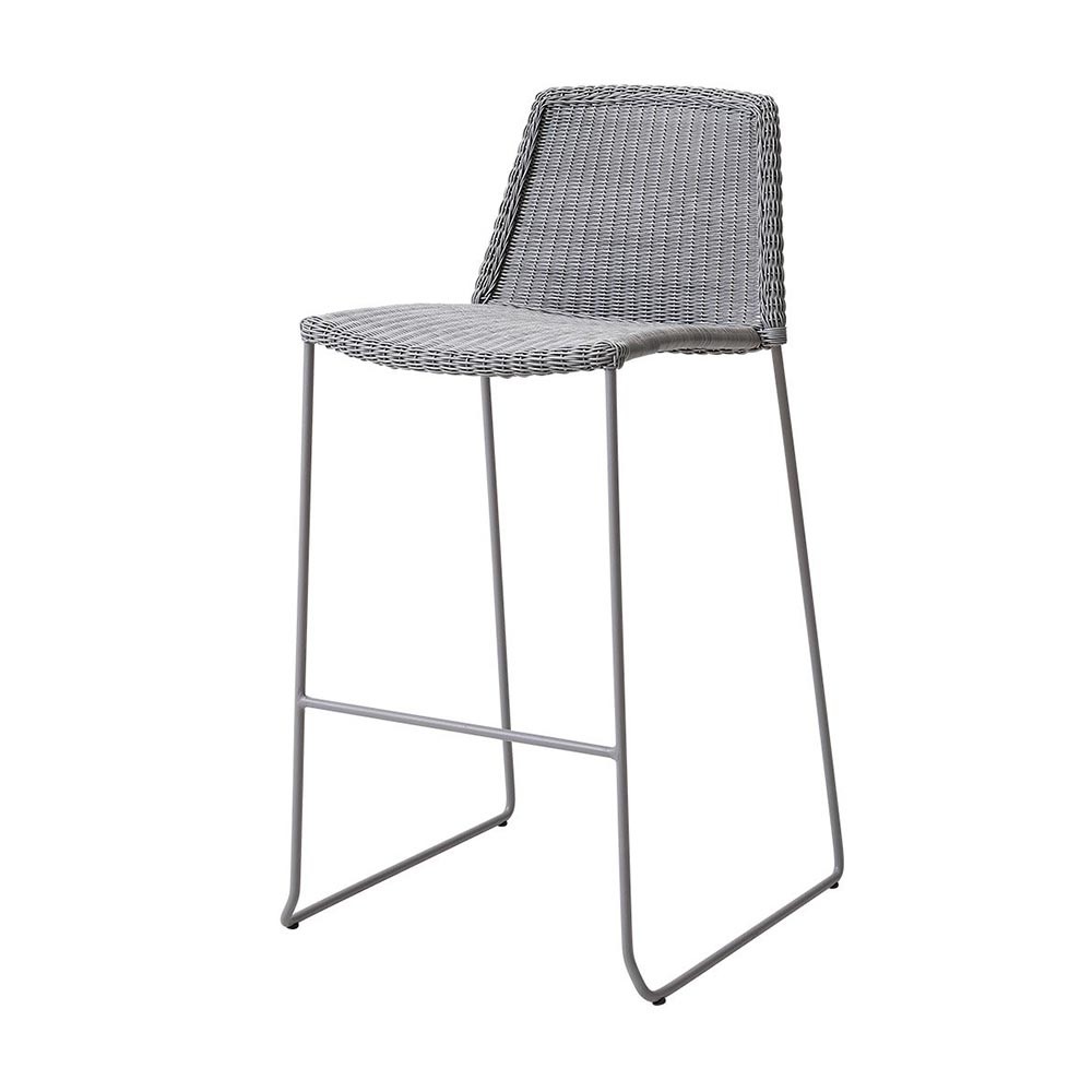 Breeze bar chair light grey Cane-line