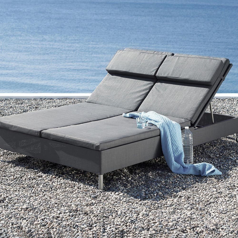 Rest lounge chair doppia Cane-line