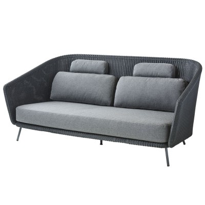 Graues Mega 2-Sitzer-Sofa Cane-line 2