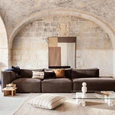 Catena sofa 100 rich linen central element C | Ferm Living