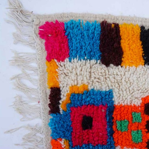 Tapis berbère fait-main au Maroc n°8 Them