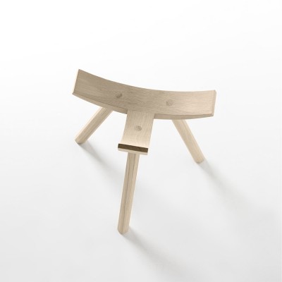 Hiruki stool oak Alki 2