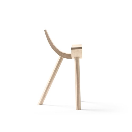 Hiruki stool oak Alki