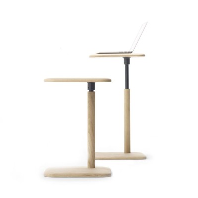 Mesa auxiliar de roble Egon Alki 2