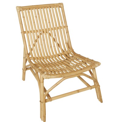 Sillón bajo en rattan David Kok Maison Kok Maison