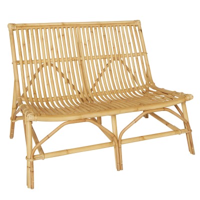 Rattan bench David Kok Maison Kok Maison